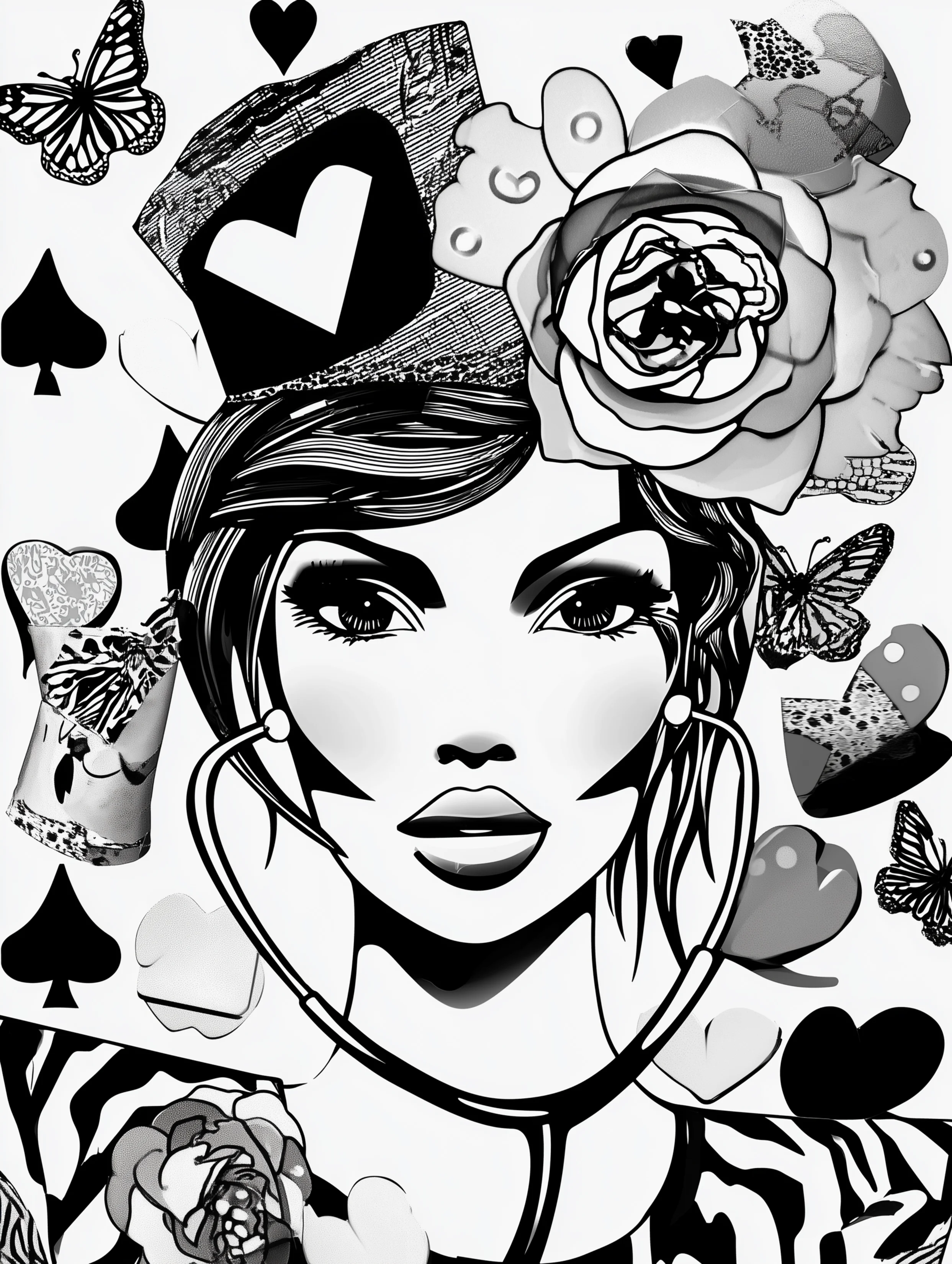 Free printable nursing coloring page for adults featuring a nurse covering their ears